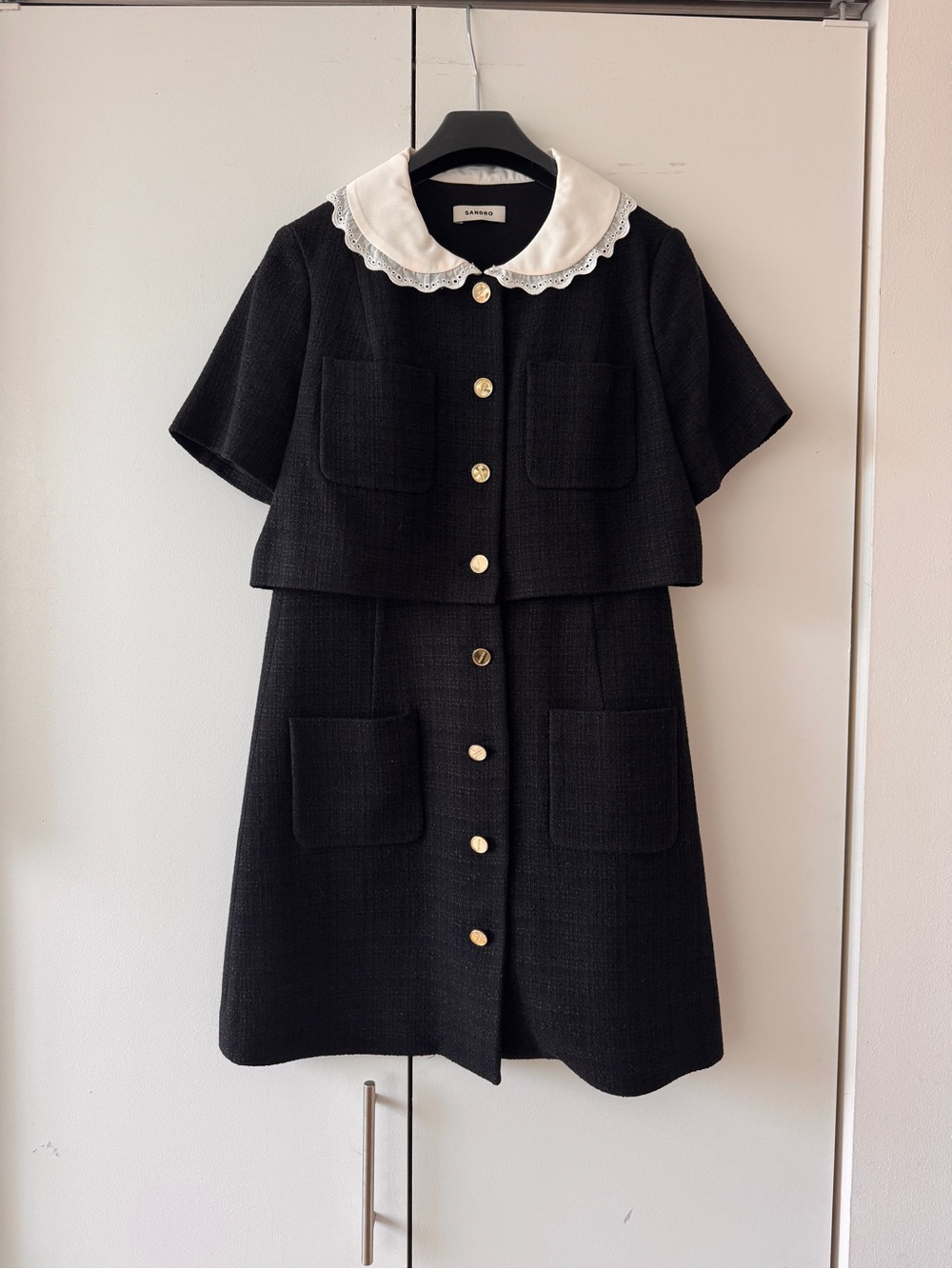 Short tweed dress Sandro - Picture 5 of 9